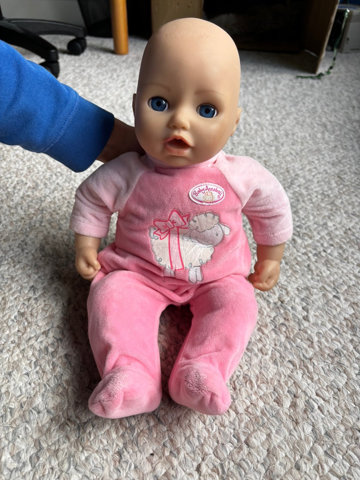 Baby Annabell met slaapzak, pyjama en tuinbroek met shirt, Ophalen, Zo goed als nieuw, Babypop