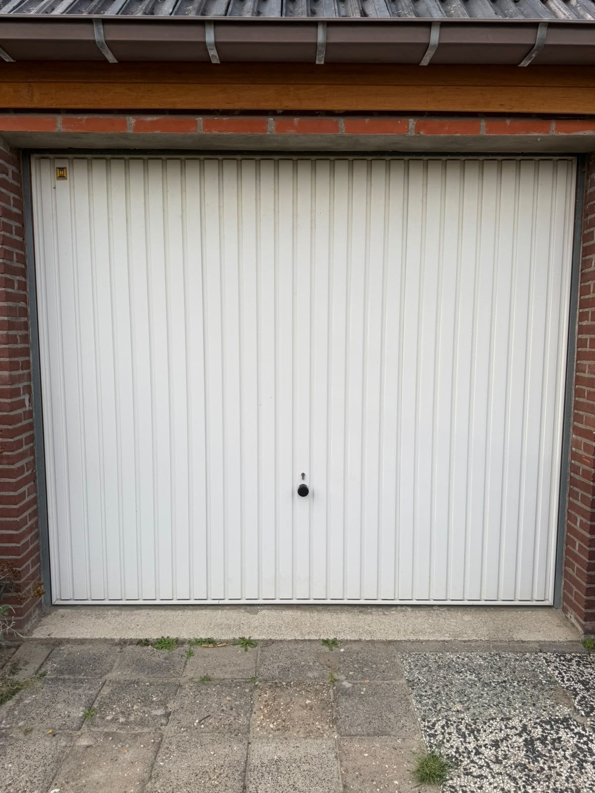 Hörmann Garagedeur 2.44 breed x 2.11 hoog, Ophalen, Gebruikt, 120 cm of meer, Garagedeur