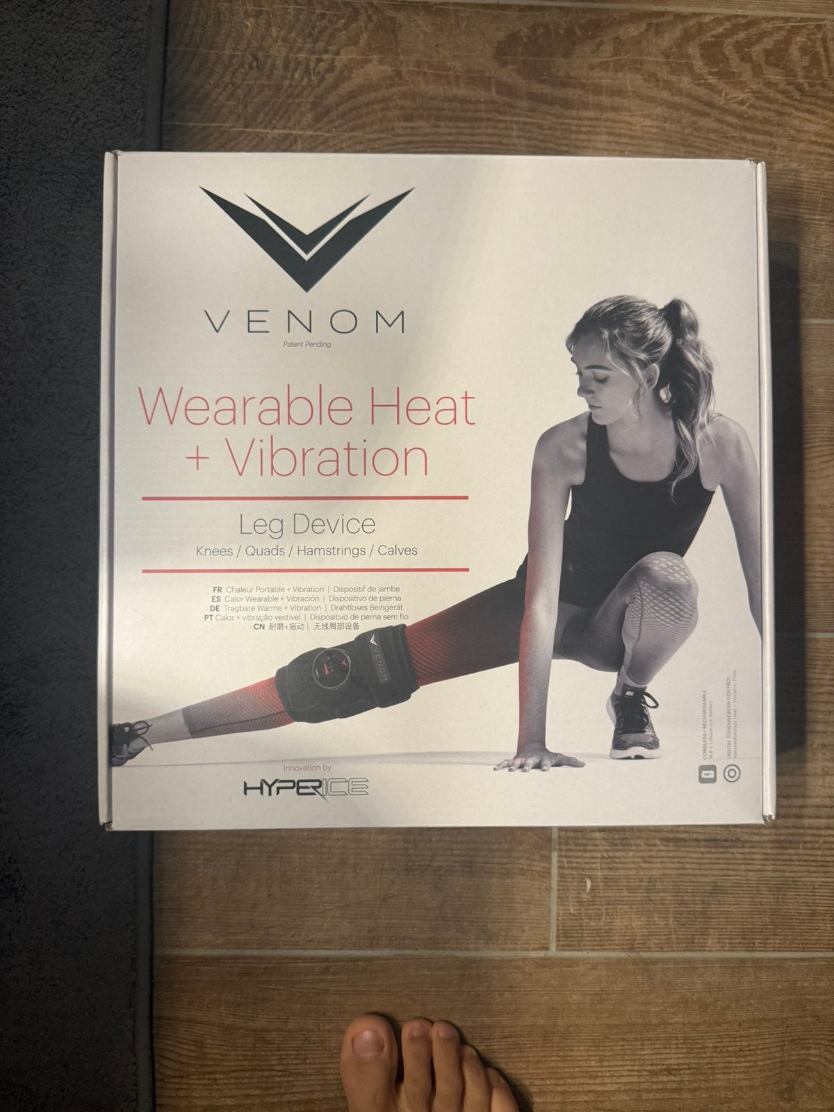 Hyperice Venom Leg – warmte + vibratie, Sport en Fitness, Ophalen, Zo goed als nieuw