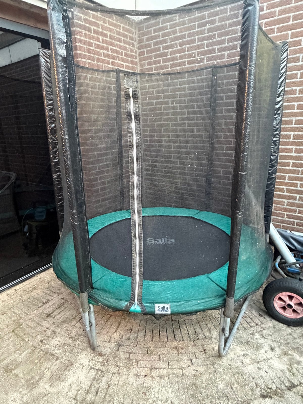Salta Trampoline  183cm met Veiligheidsnet - Gebruikt, Kinderen en Baby's, Speelgoed | Buiten | Trampolines, Ophalen, Gebruikt