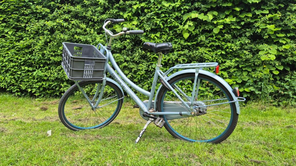 Cortina U4 Transportfiets 26 inch Blauw, Fietsen en Brommers, Overige merken, Gebruikt, Versnellingen, Ophalen of Verzenden