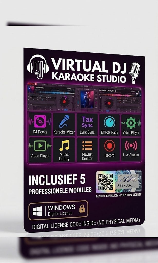 Virtual DJ and Karaoke Studio 9, Ophalen of Verzenden, Nieuw, Windows