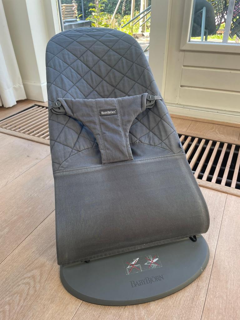 BabyBjörn wipstoel in grijze uitvoering, Ophalen, Zo goed als nieuw