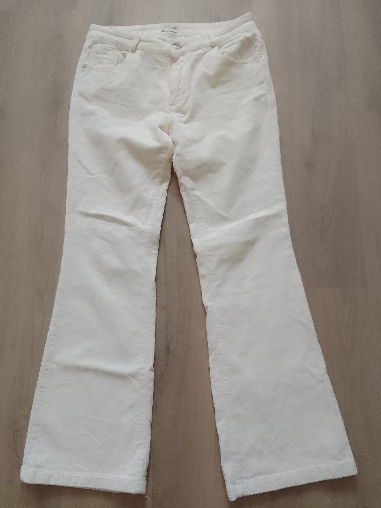 Para Mi rib broek maat 42 gebroken wit, Kleding | Dames, Wit, Maat 42/44 (L), Ophalen of Verzenden, Zo goed als nieuw