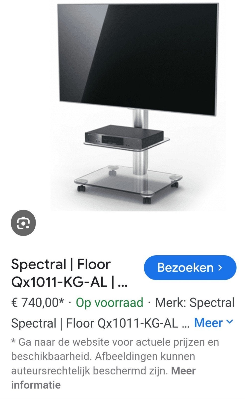 Zgan tv meubel, Ophalen, Zo goed als nieuw, 60 Hz of minder, LED
