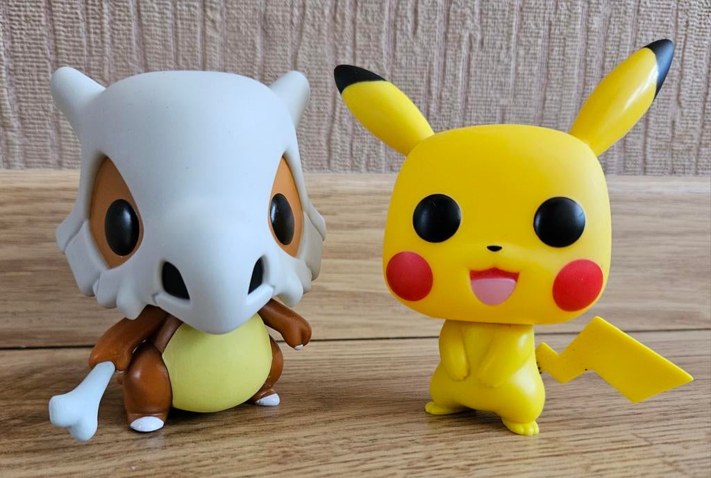 POKEMON FUNKO POP CUBONE EN PIKACHU, Verzamelen, Poppetjes en Figuurtjes, Ophalen of Verzenden, Zo goed als nieuw