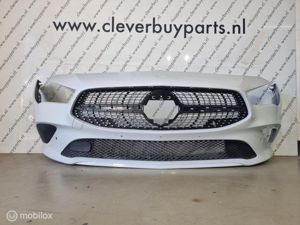 Voorbumper origineel CLA-klasse C118 ('13-'19) A1188805700, Gebruikt, Voor, Mercedes-Benz, Ophalen of Verzenden