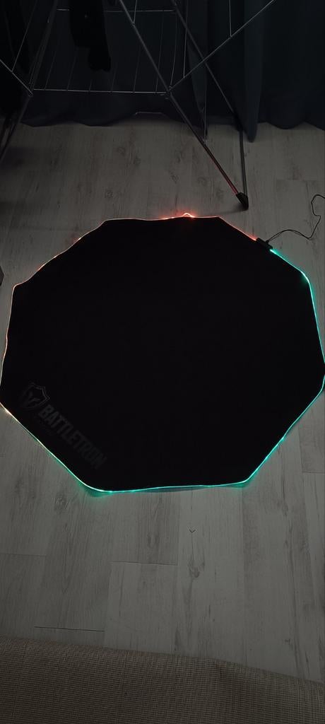 Gamestoel mat, RGB verlichting, Ophalen of Verzenden, Gebruikt