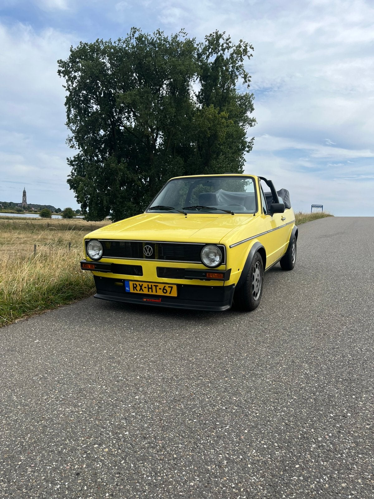 Golf mk1 cabrio, Auto's, Voorwielaandrijving, Stof, Cabriolet, Geel