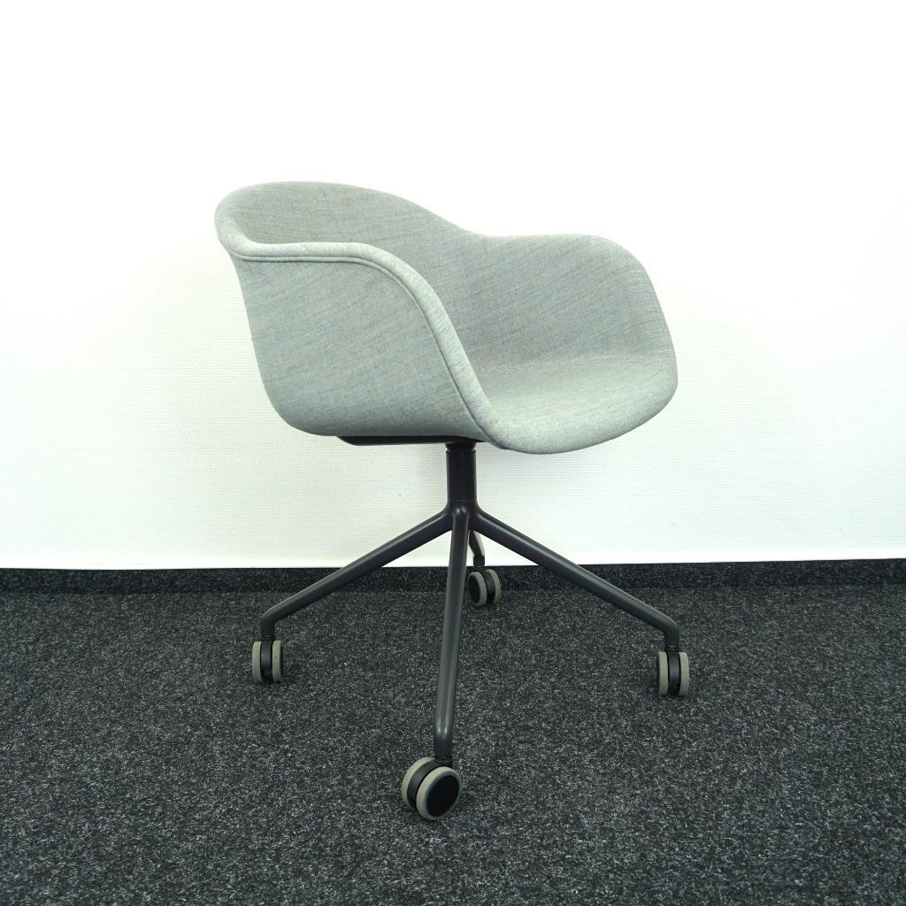 Muuto Fiber Vergaderstoelen | Blauw/Groen Gemêleerd, Huis en Inrichting, Stoelen, Gebruikt, -, Blauw, -