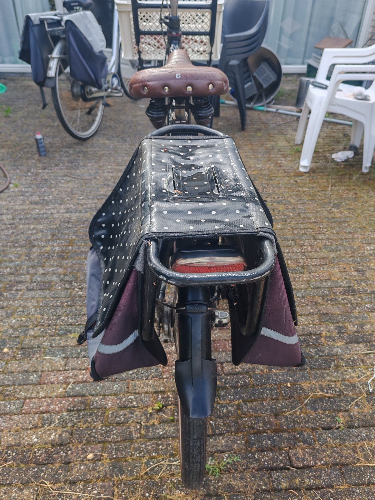 Zwarte Gazelle Omafiets, Ophalen, Gebruikt