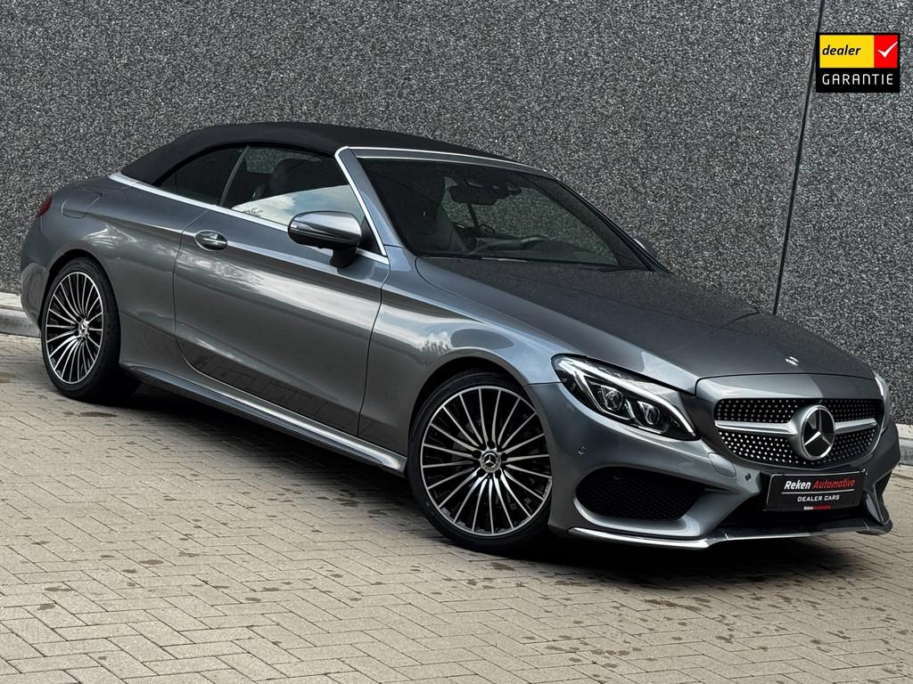 Mercedes-Benz C-klasse Cabrio 200 AMG Memory 360Gr Cam Distr, Auto's, Automaat, Achterwielaandrijving, 4 cilinders, 4 stoelen