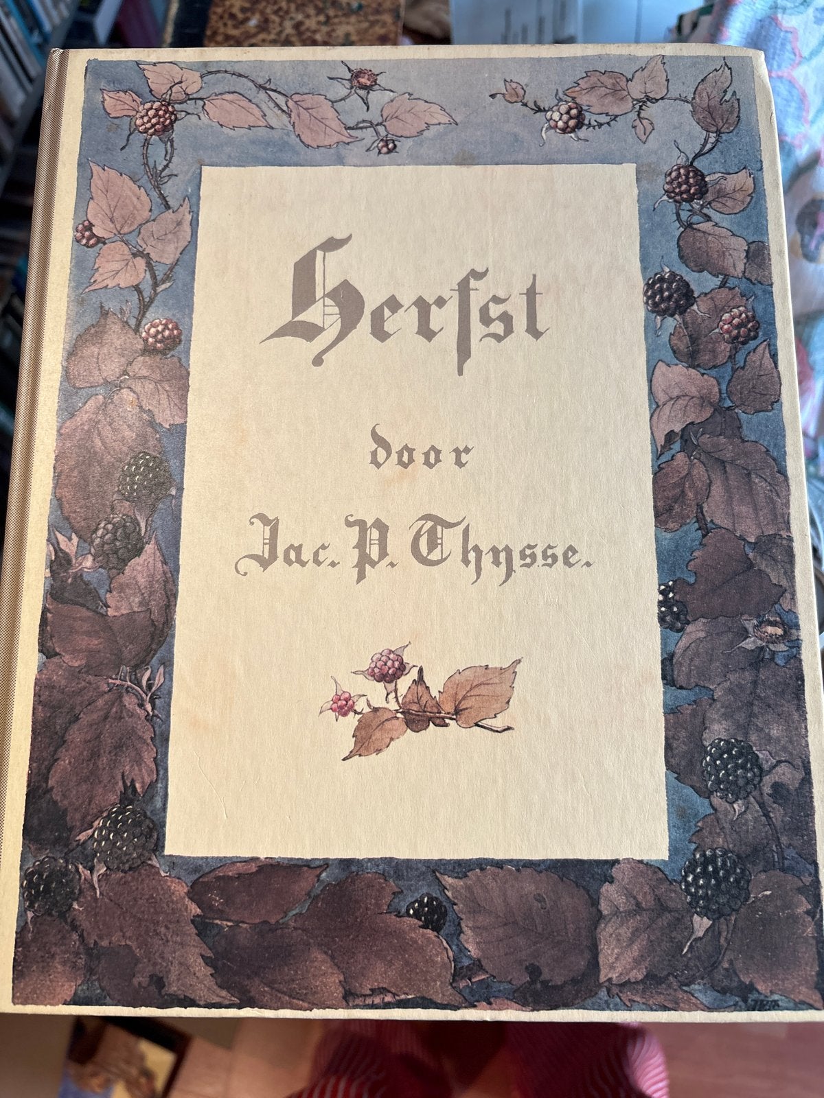 Herfst door Jac. P. Thijsse - Geïllustreerd Natuurboek, Boeken, Ophalen, Zo goed als nieuw, Natuur algemeen