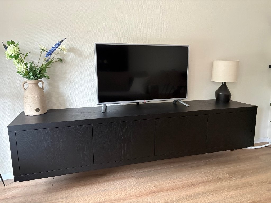 TV meubel Goossens, Ophalen, Zo goed als nieuw, 200 cm of meer, Minder dan 100 cm