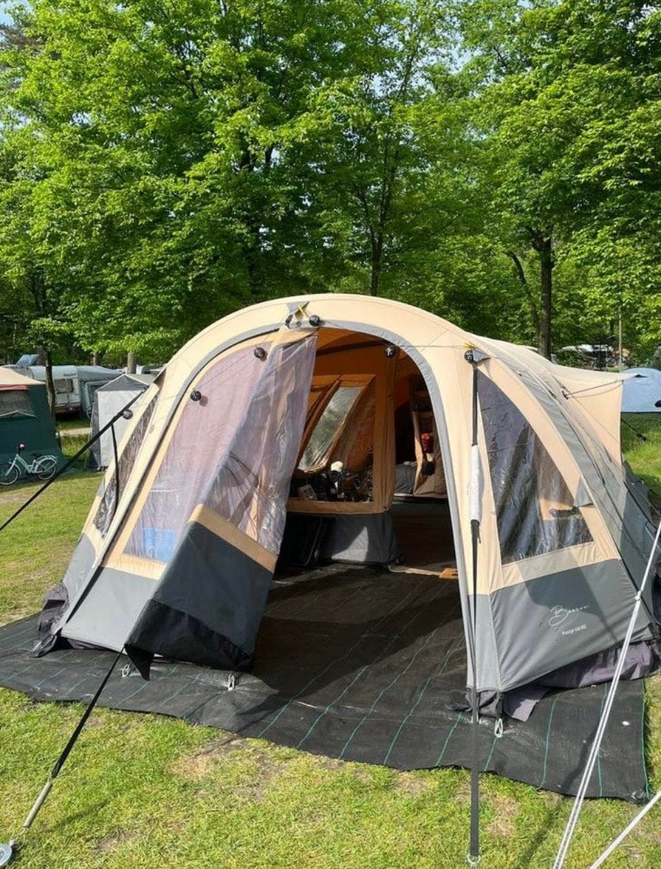 Bardani Prestige 410 RSC tunneltent - Luxe en waterdicht, Caravans en Kamperen, Tenten, Ophalen, Zo goed als nieuw, Tot en met 5