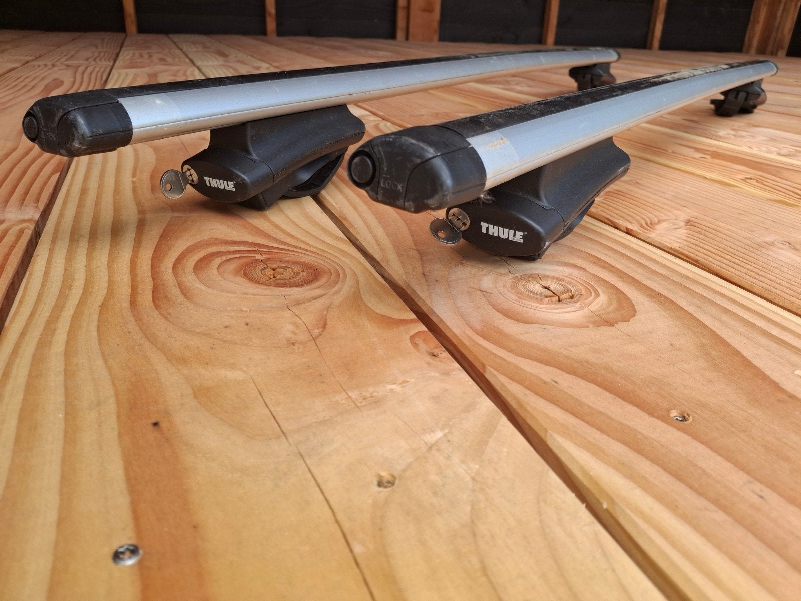 Thule 515-0165 dakdragerset aluminium 125 cm, Ophalen