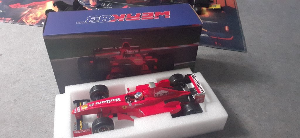 ferrari f300 monza 1.12 1998 michael schumacher werk 83  f1, Ophalen of Verzenden, Nieuw, Auto, Overige merken