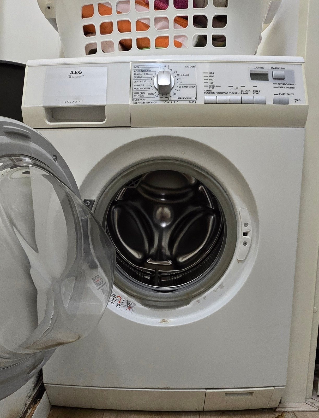 AEG Lavamat Carat 76658 wasmachine 7kg | 1600 toeren, Ophalen, 6 tot 8 kg, Gebruikt, 1600 toeren of meer