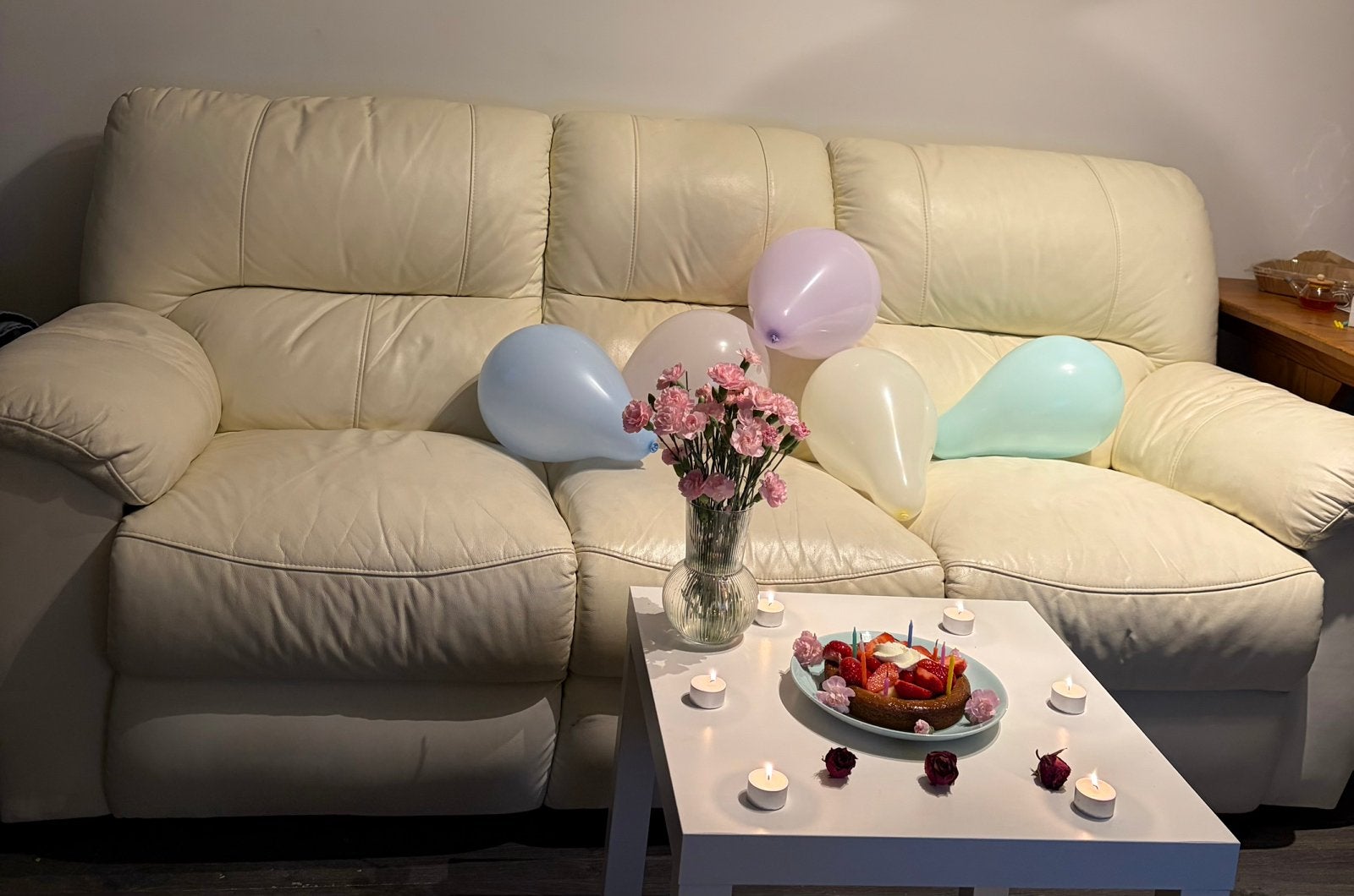 Leather couch, Huis en Inrichting, Ophalen, Gebruikt, Leer