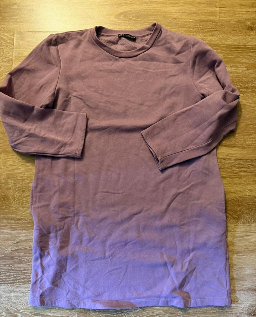 Zara sweaterjurk maat M, Ophalen of Verzenden, Gedragen, Paars