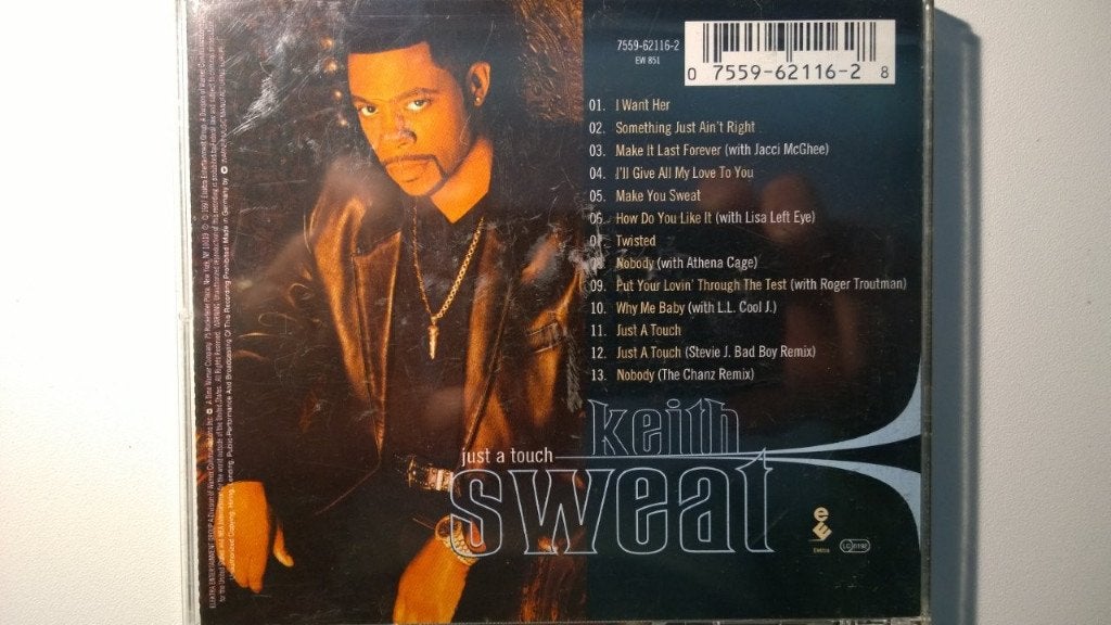 Keith Sweat - Just A Touch, Ophalen of Verzenden, 1980 - 1989, Zo goed als nieuw, Soul of Nu Soul