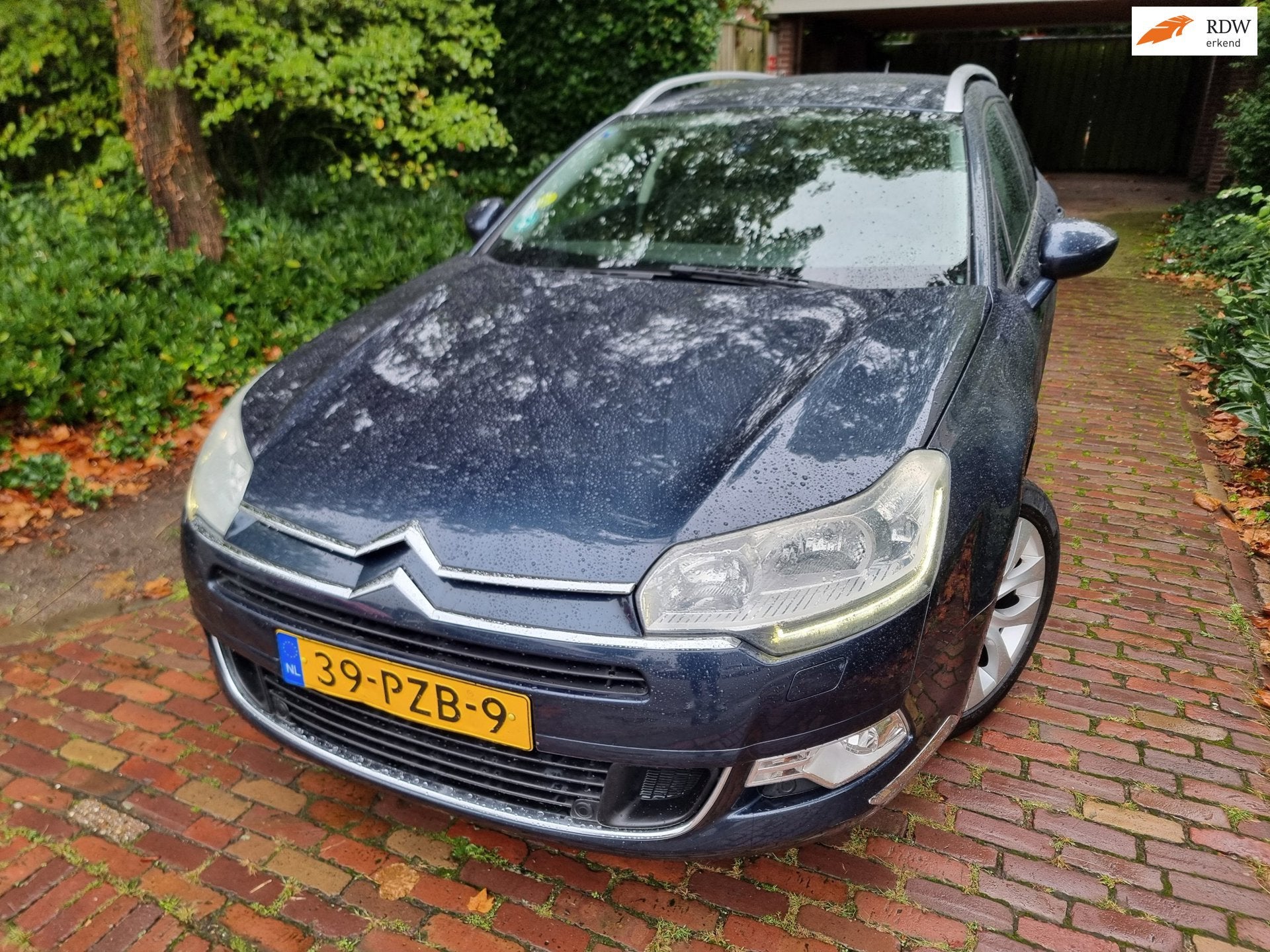 Citroen C5 Tourer 3.0 HDi Exclusive Automaat TOP CONDITION!, Auto's, Gebruikt, Zwart, Parkeersensor, Blauw
