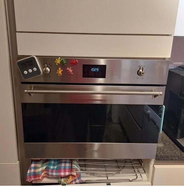 Smeg SF4390VCX Inbouw Stoomoven - Zilver, Witgoed en Apparatuur, Ovens, Ophalen