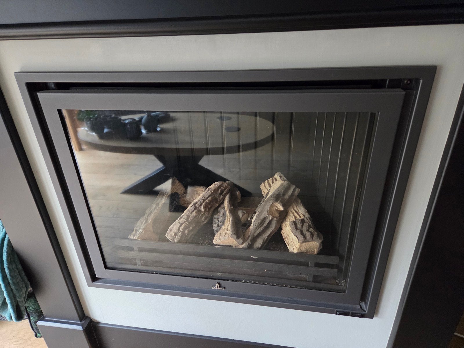 gas haard, Huis en Inrichting, Kachels, Ophalen, Gebruikt, Gas, Inbouw