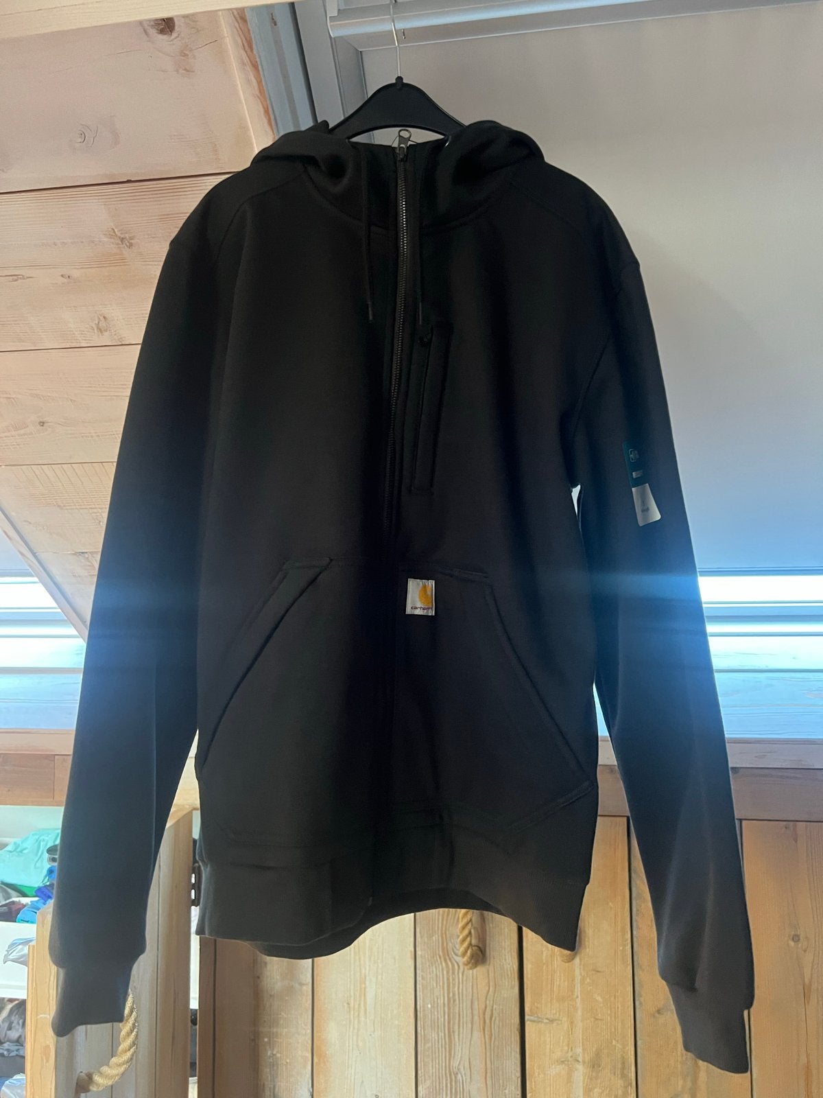 Carhartt Windfighter Hoodie met rits - Water- en winddicht, Ophalen of Verzenden, Nieuw, Maat 46 (S) of kleiner, Zwart
