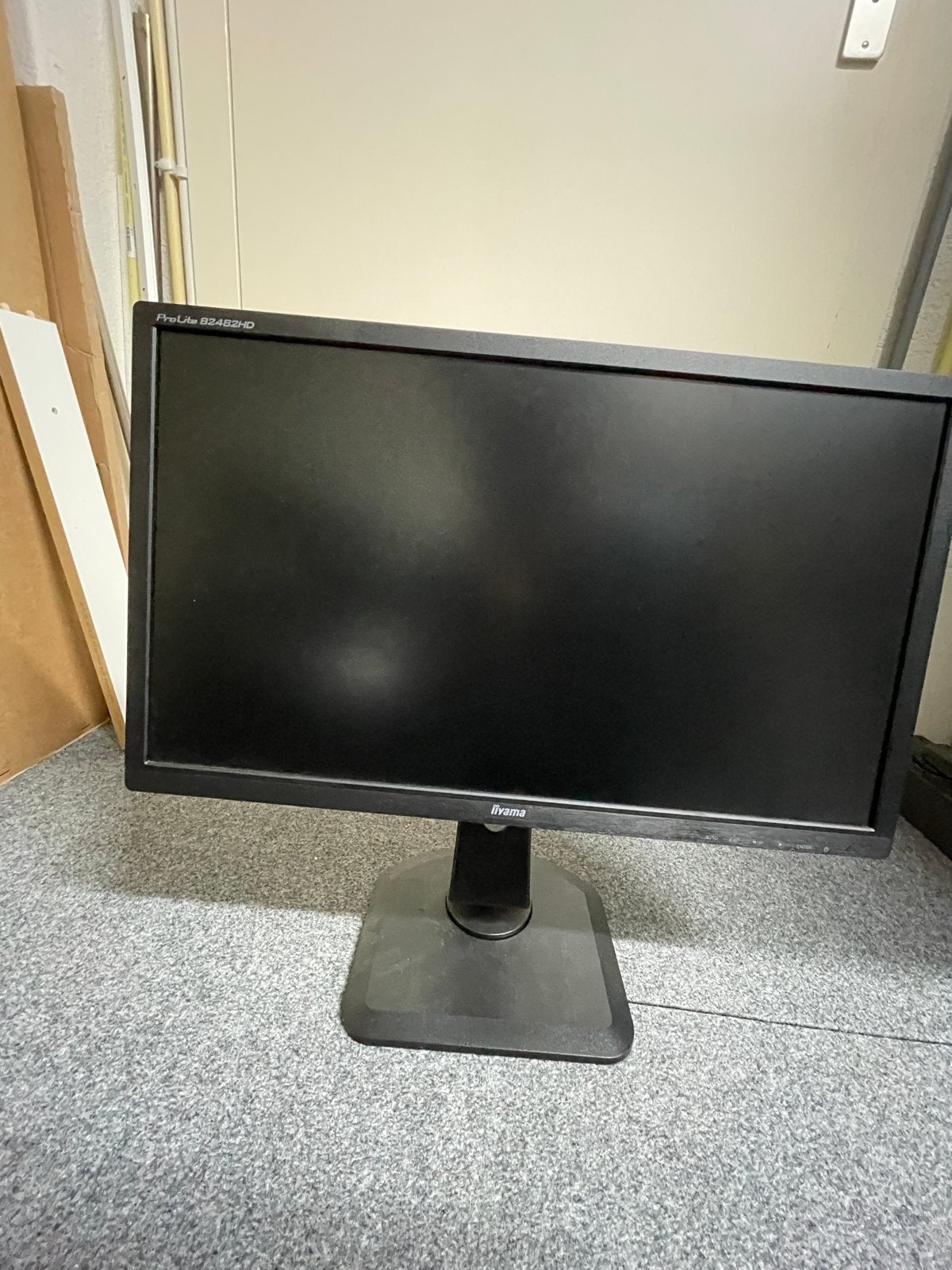 Iiyama ProLite B2482HD 24 inch Full HD LCD Monitor, Gebruikt, In hoogte verstelbaar, Full HD, Ophalen of Verzenden