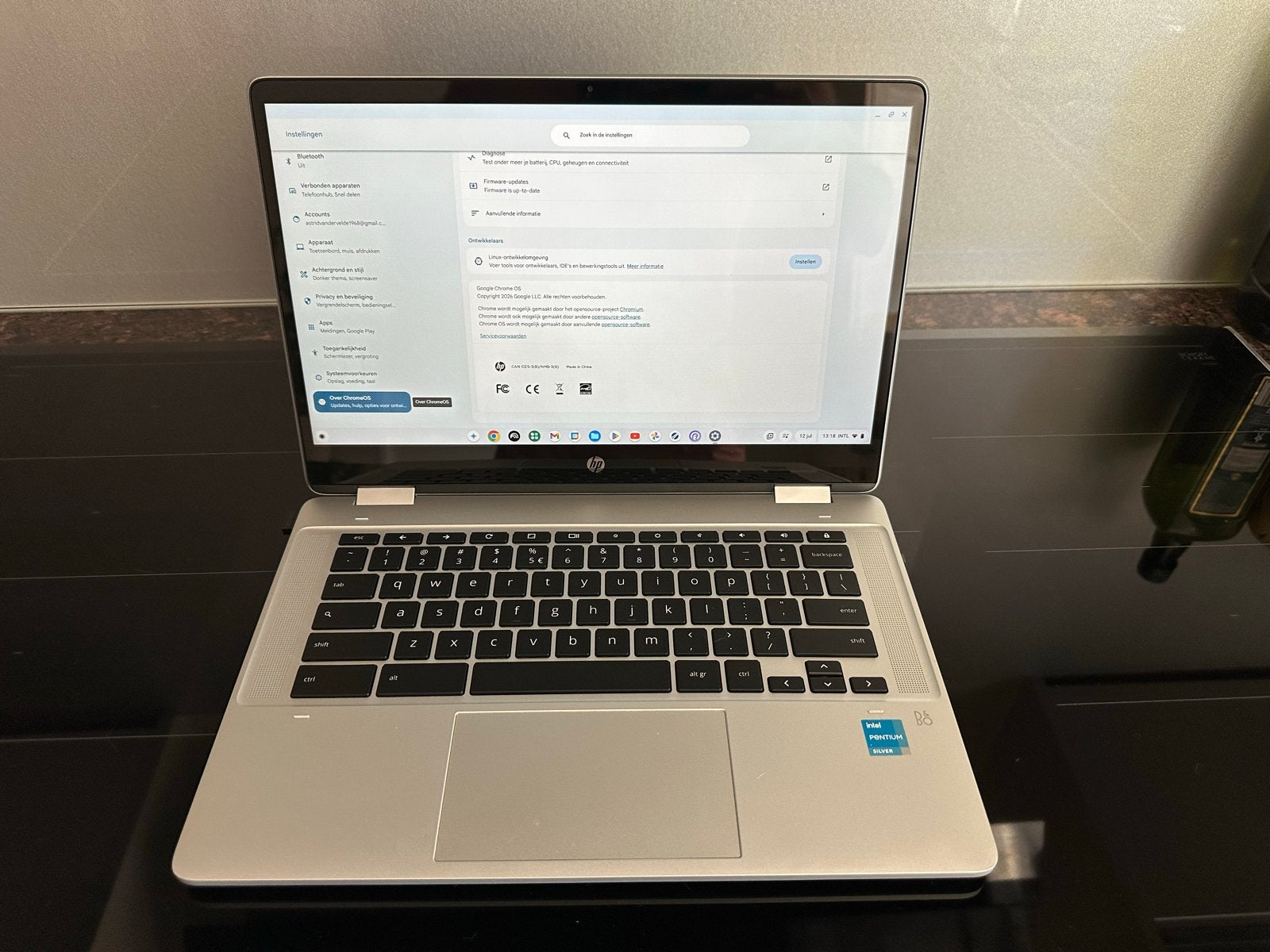HP Chromebook x360 14b-cb0765nd - 2-in-1, 8GB RAM, 128GB, 14 inch, Qwerty, 8 GB, Touchscreen