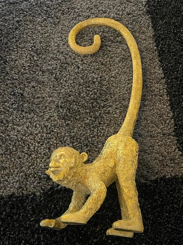 Gouden Aap Decoratie - Uniek en Stijlvol, Ophalen, Zo goed als nieuw