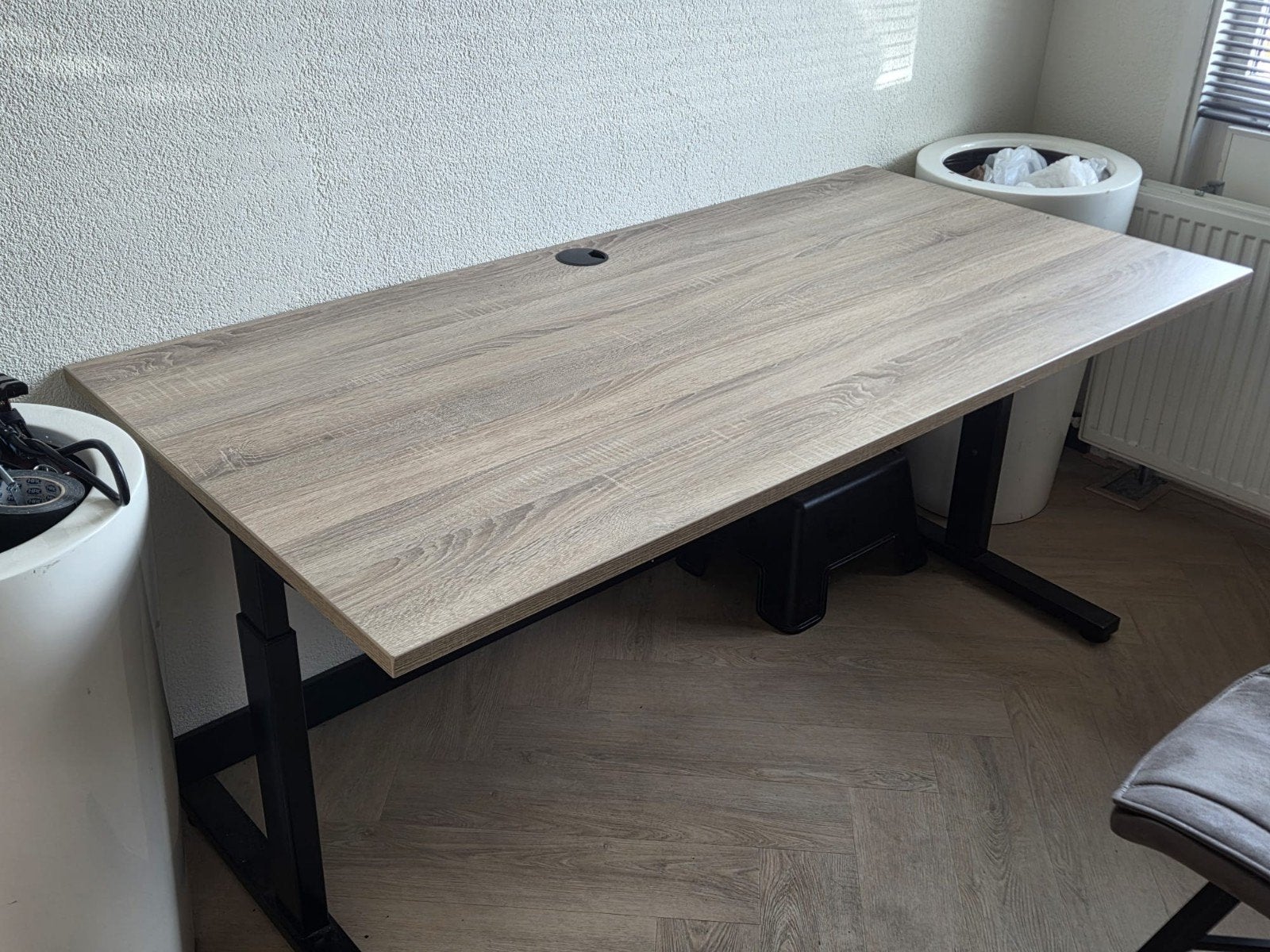 In hoogte verstelbaar bureau - 160x80 cm, Ophalen of Verzenden
