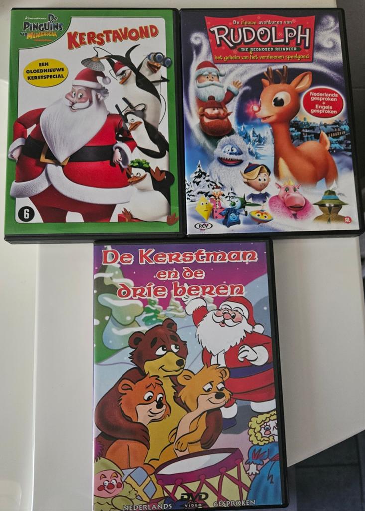 3 KERST DVD'S, Diversen, Kerst, Ophalen of Verzenden, Zo goed als nieuw