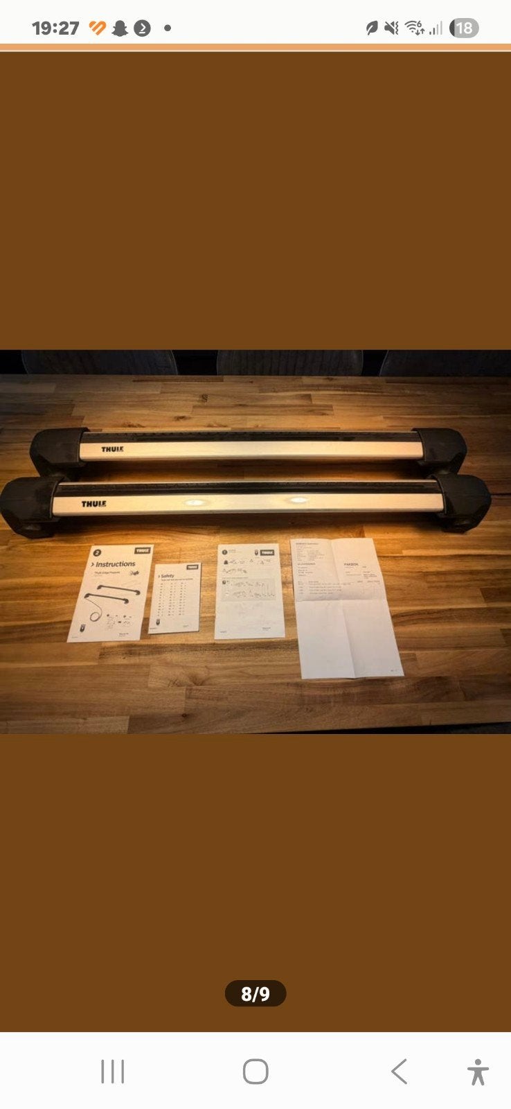 Thule WingBar Edge dakdragerset Kia Niro (SG2) vanaf 2023, Auto diversen, Dakdragers, Ophalen of Verzenden