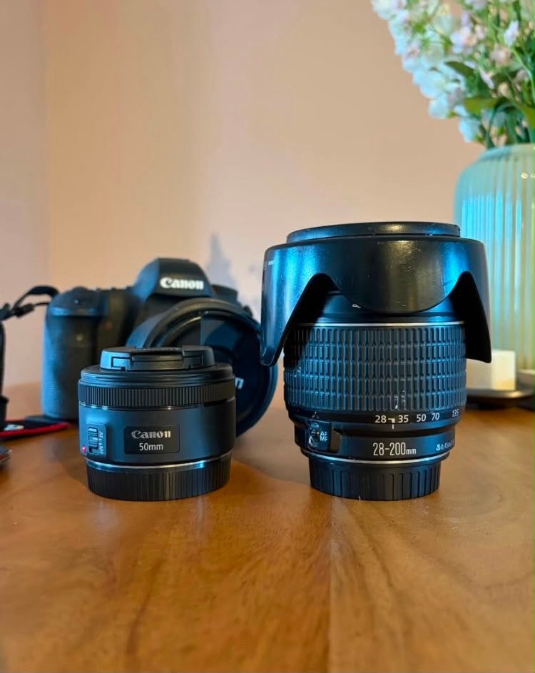 Canon EOS 6D met 2 lenzen en statief, Canon, Camera, Ophalen, Zo goed als nieuw