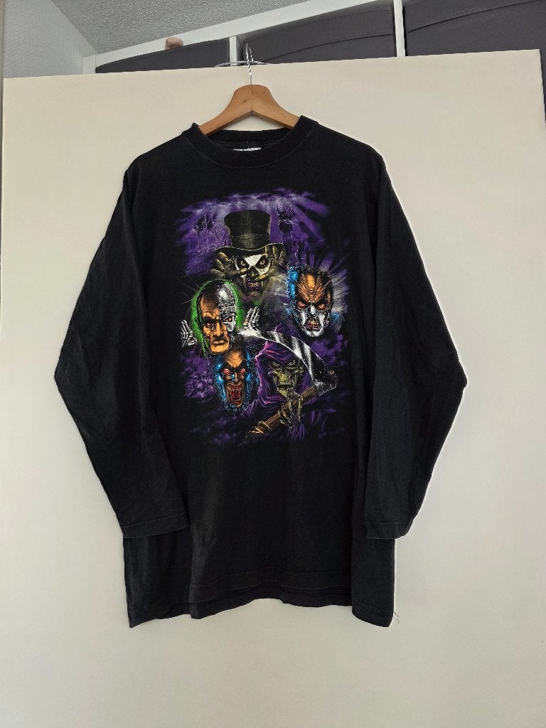 Thunderdome 1997 Box Longsleeve XL Hardcore Gabber, Thunderdome, Zwart, Maat 56/58 (XL), Ophalen of Verzenden