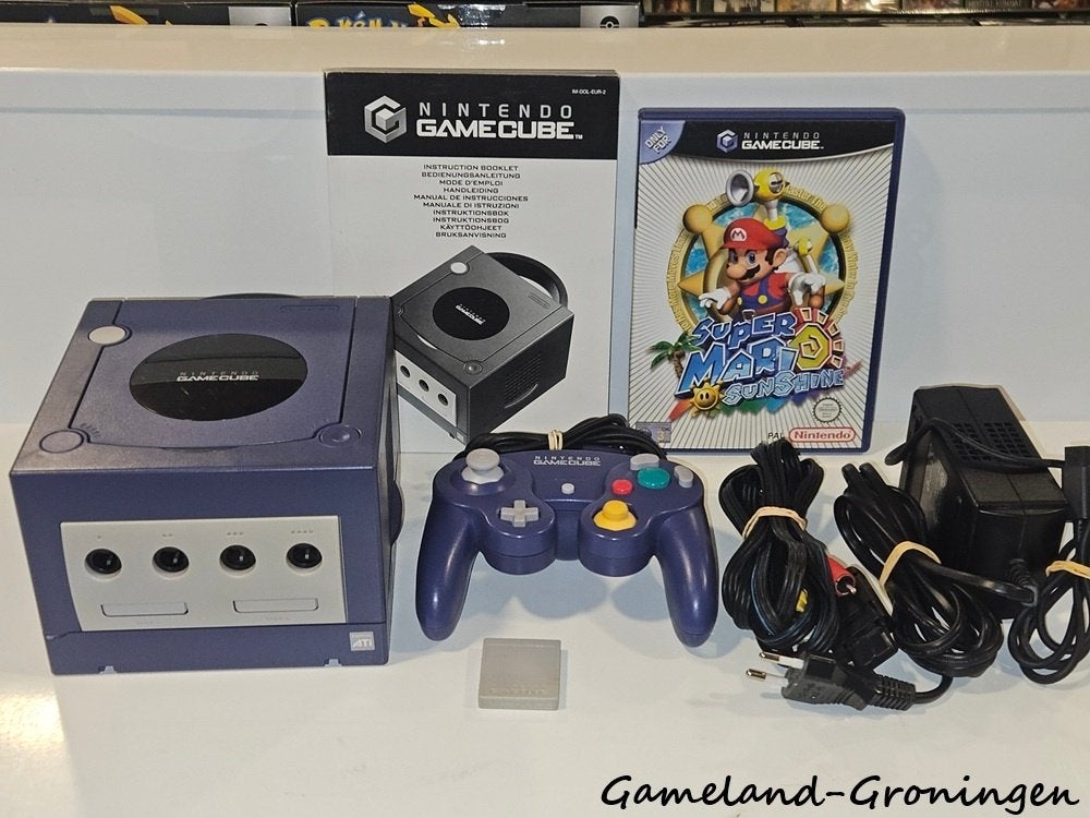 Nintendo GameCube - Super Mario Sunshine Edition (Boxed, Spelcomputers en Games, Spelcomputers | Nintendo GameCube, Gebruikt, -