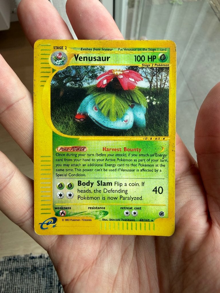 Venusaur (EX 68) Reverse holo pokemon, Ophalen of Verzenden, Zo goed als nieuw, Losse kaart