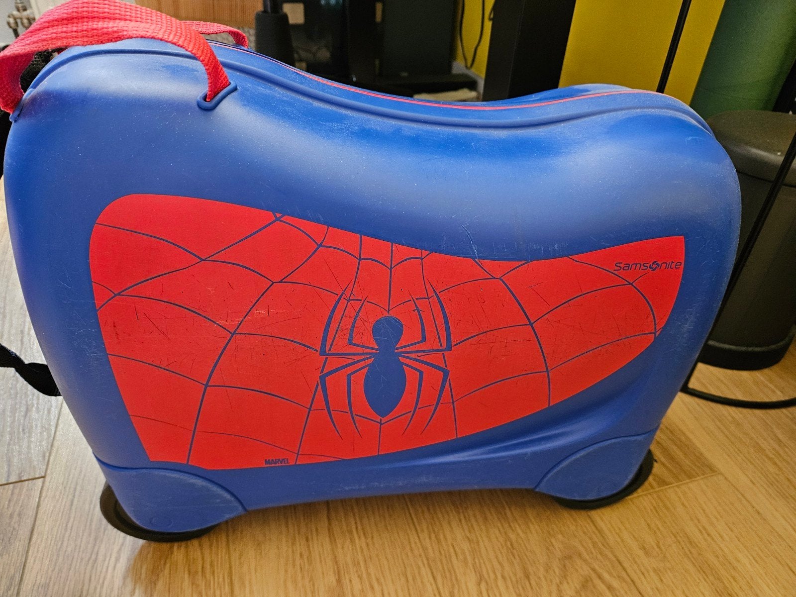 Samsonite Dream Rider Disney Marvel Spider-Man Kinderkoffer, Ophalen of Verzenden, Blauw, 30 cm of meer