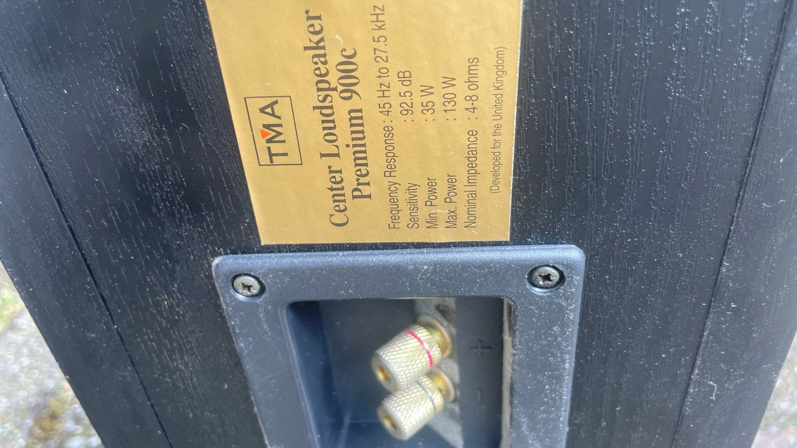 TMA Monitor Luidsprekers Premium 901 & Center 900C, Overige merken, Gebruikt, Ophalen of Verzenden, 120 watt of meer