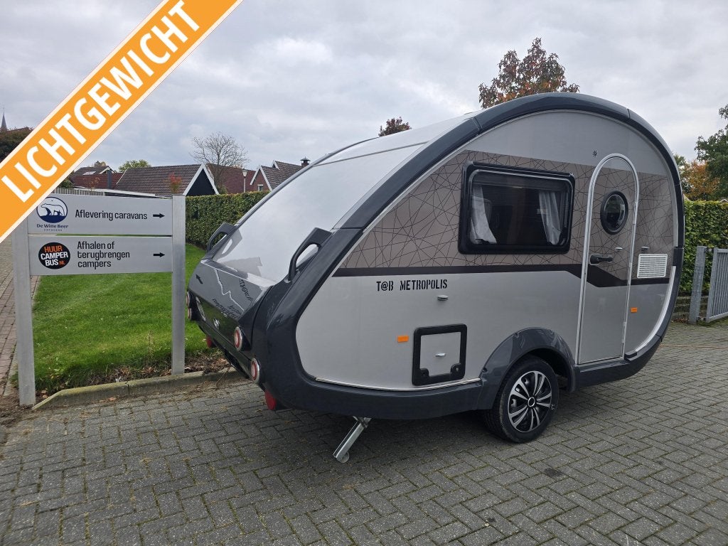 T@B Metropolis 320 met luifel en kachel, Overige typen, Rondzit, Tot en met 2, Bedrijf