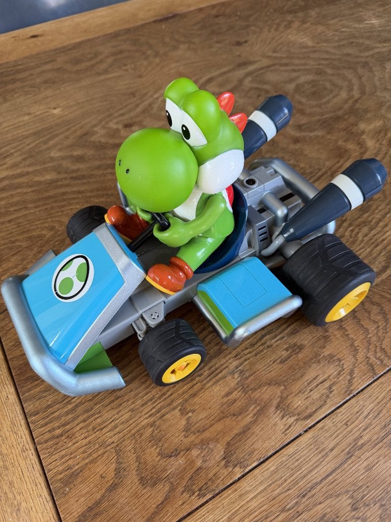 Carrera RC Mario Kart - Yoshi (1:12 = groot!), Zo goed als nieuw, Auto onroad, RTR (Ready to Run), Overige schalen