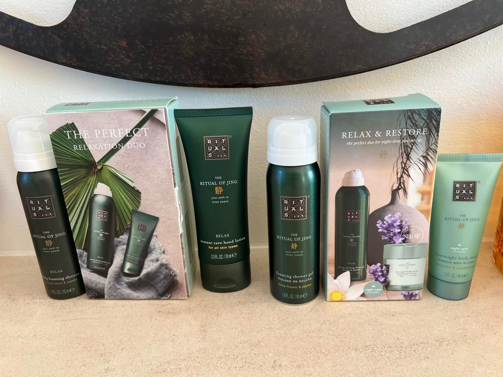 Rituals Jing setjes travel 💚 🎁 Nieuw!, Ophalen of Verzenden, Nieuw, Bad & Douche