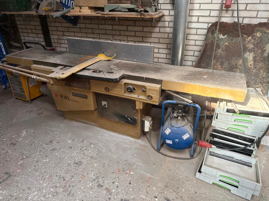 Vlakbank Verboom F4L - Professionele Houtbewerking, Ophalen, Gebruikt, Elektrisch, Overige soorten