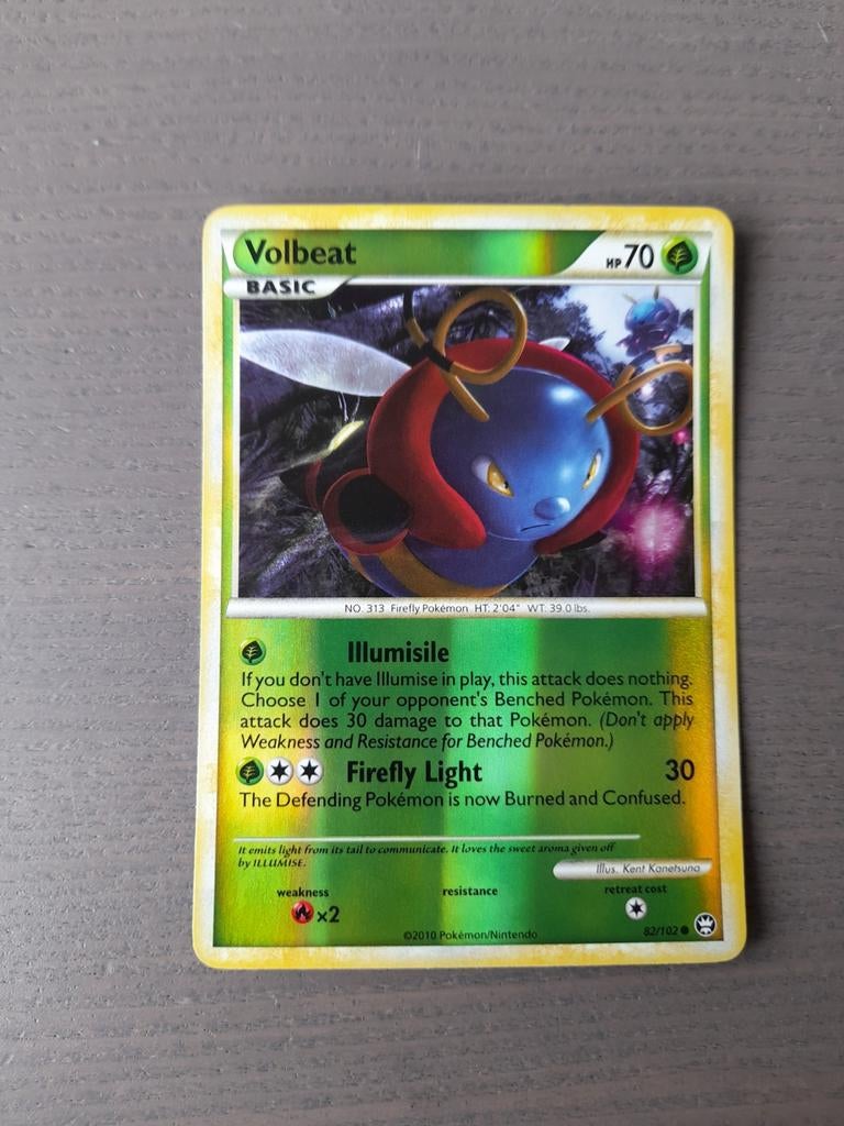 Triumphant 82/102 volbeat reverse, Ophalen of Verzenden, Gebruikt, Losse kaart, Foil