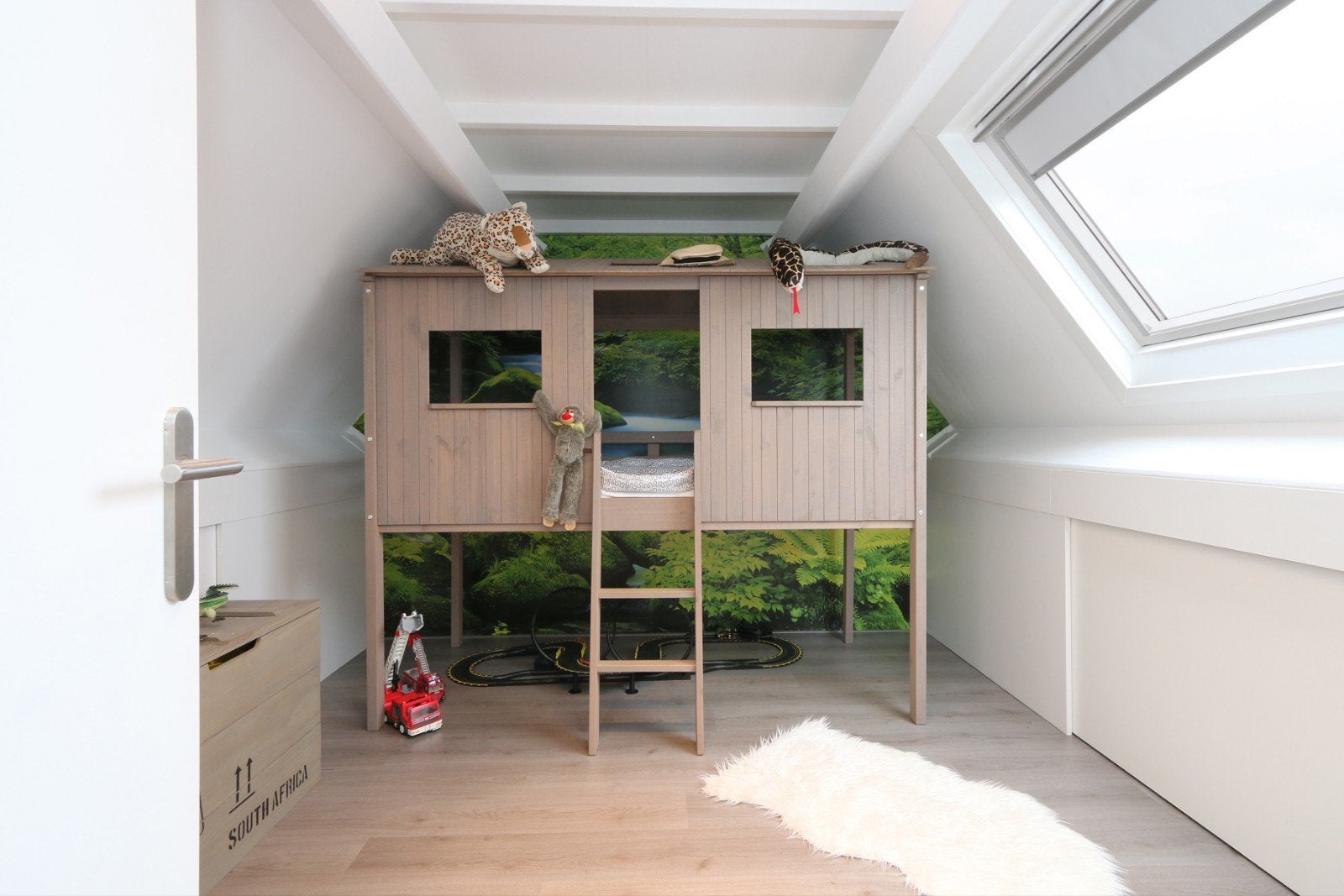 Boomhutbed voor kinderen, Ophalen, Gebruikt, Eenpersoons, 90 cm