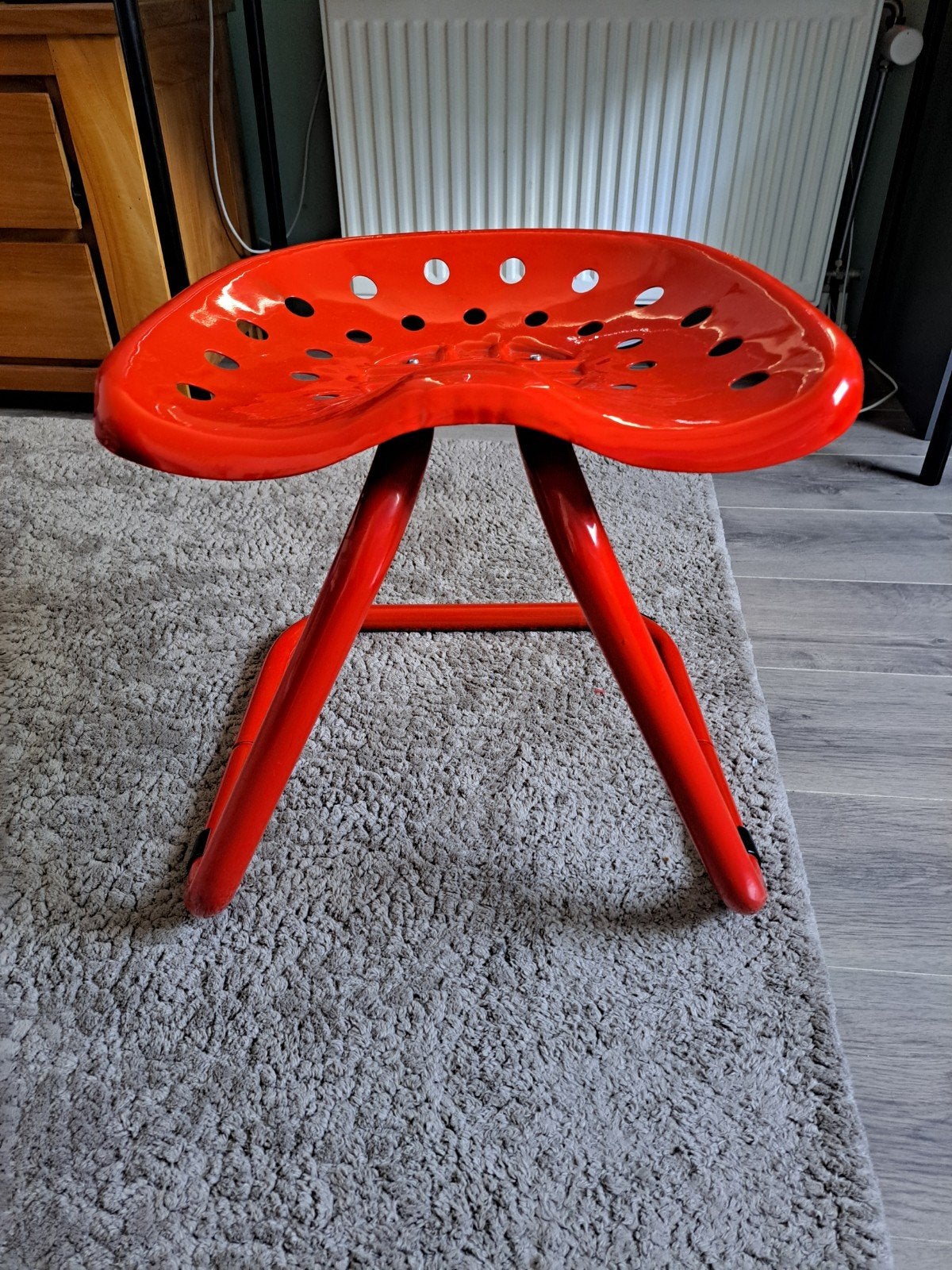 Kruk met tractorzitting, Ophalen of Verzenden, Zo goed als nieuw, IJzer