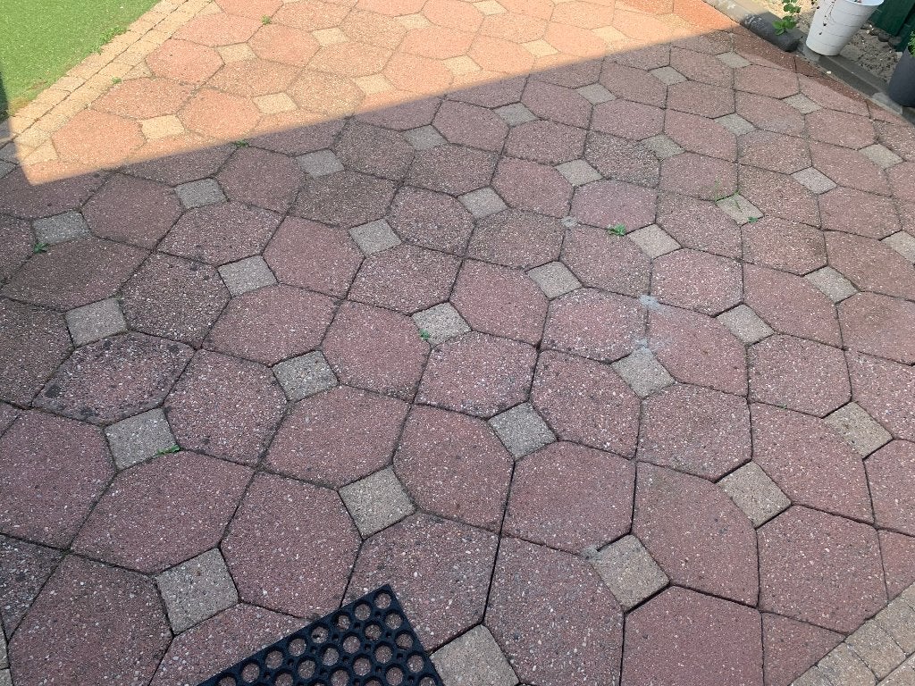 Tegels voor tuin gratis af te halen zsm 20m2 ongeveer, Ophalen, Gebruikt, 10 m² of meer, Beton
