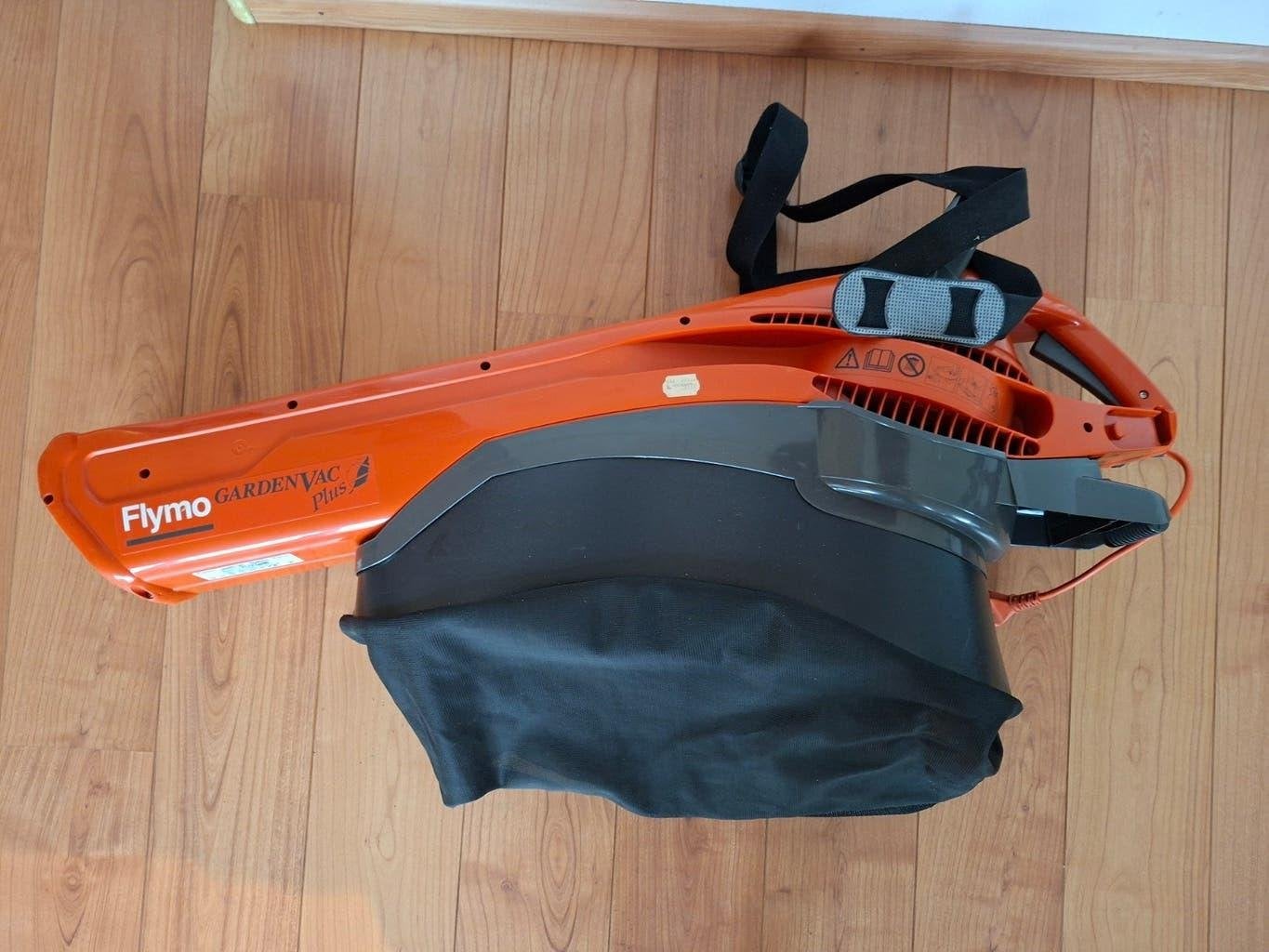 Flymo GardenVac Plus Bladblazer/zuiger met versnipperfunc, Ophalen, Gebruikt, Met opvangzak, Handgedragen